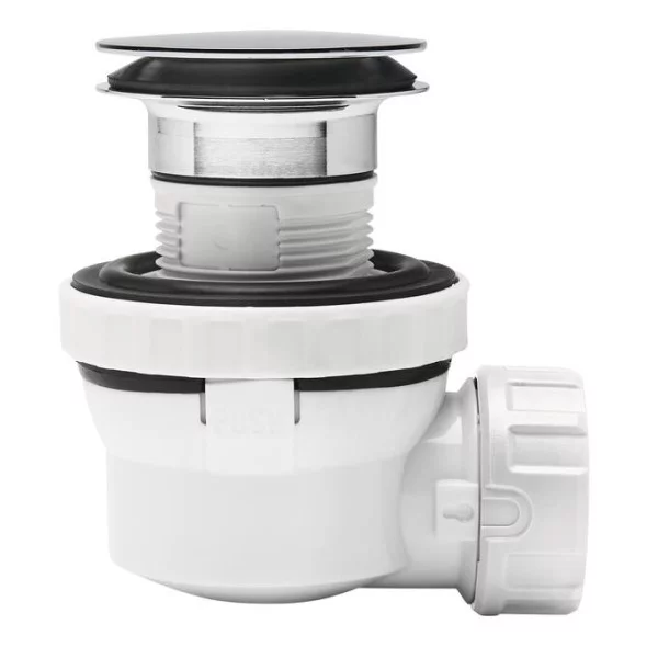 Válvula clic clac Nano 6.7 c/sifão membrana 32/40 Cromado