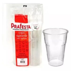 Copo supremo Prafesta 300 ml com 40 unidades