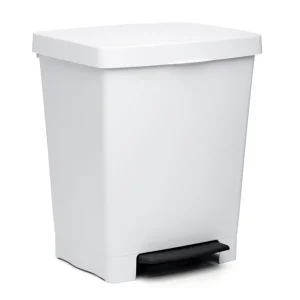 Balde Pedal Cubik Branco