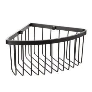 Cesto banho de canto aluminio Preto