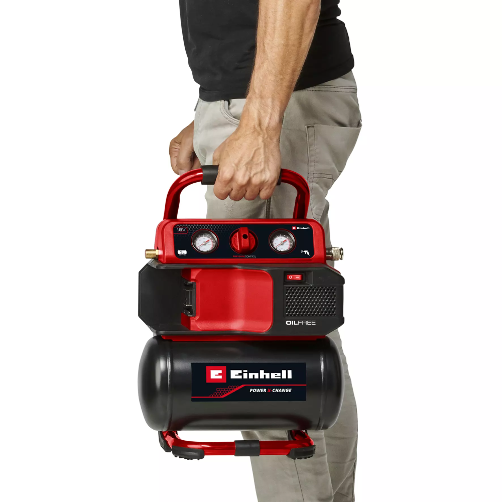 Compressor 5L a bateria einhell TE-AC 18/75 Li OF (s/bateria) - Image 3