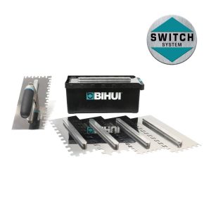 Conjunto de talochas dentadas inox (8 peças) PTSJG8