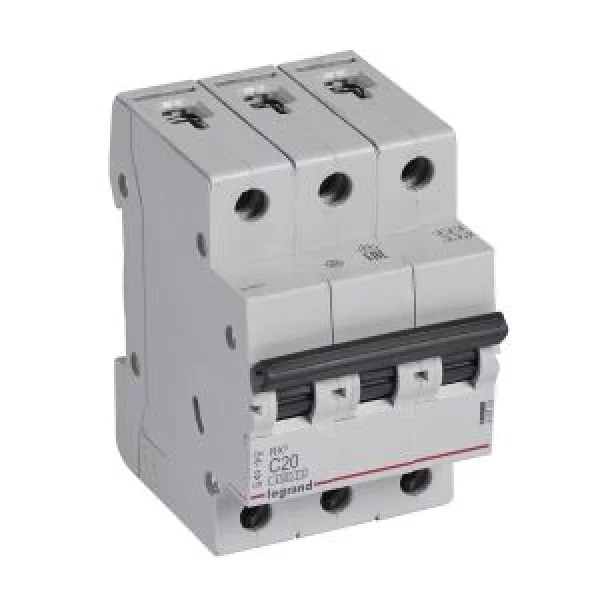 Disjuntor 3P RX3 C 20A 4500A