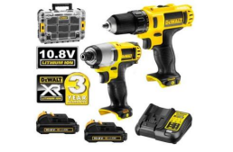 KIT DCD710+DCF815+2BATERIAS+CARR. DCK211D2T DEWALT