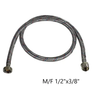 Ligação malha aço M/F 1/2″x3/8″