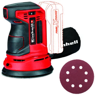 Lixadora rotativa a bateria Einhell TE-RS 18 Li-Solo