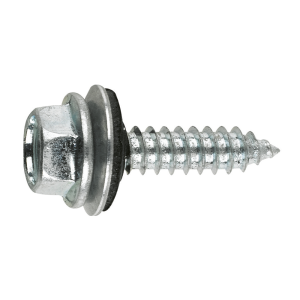 Parafuso autoroscante montado P16 zincado cabeça sextavada