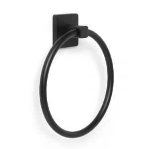 Toalheiro Argola Nero Preto