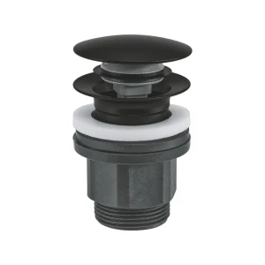 Válvula click-clack preto mate grohe