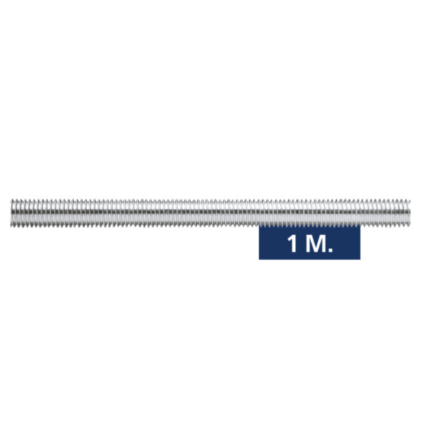 Varão roscado zincado 1metro - Image 2