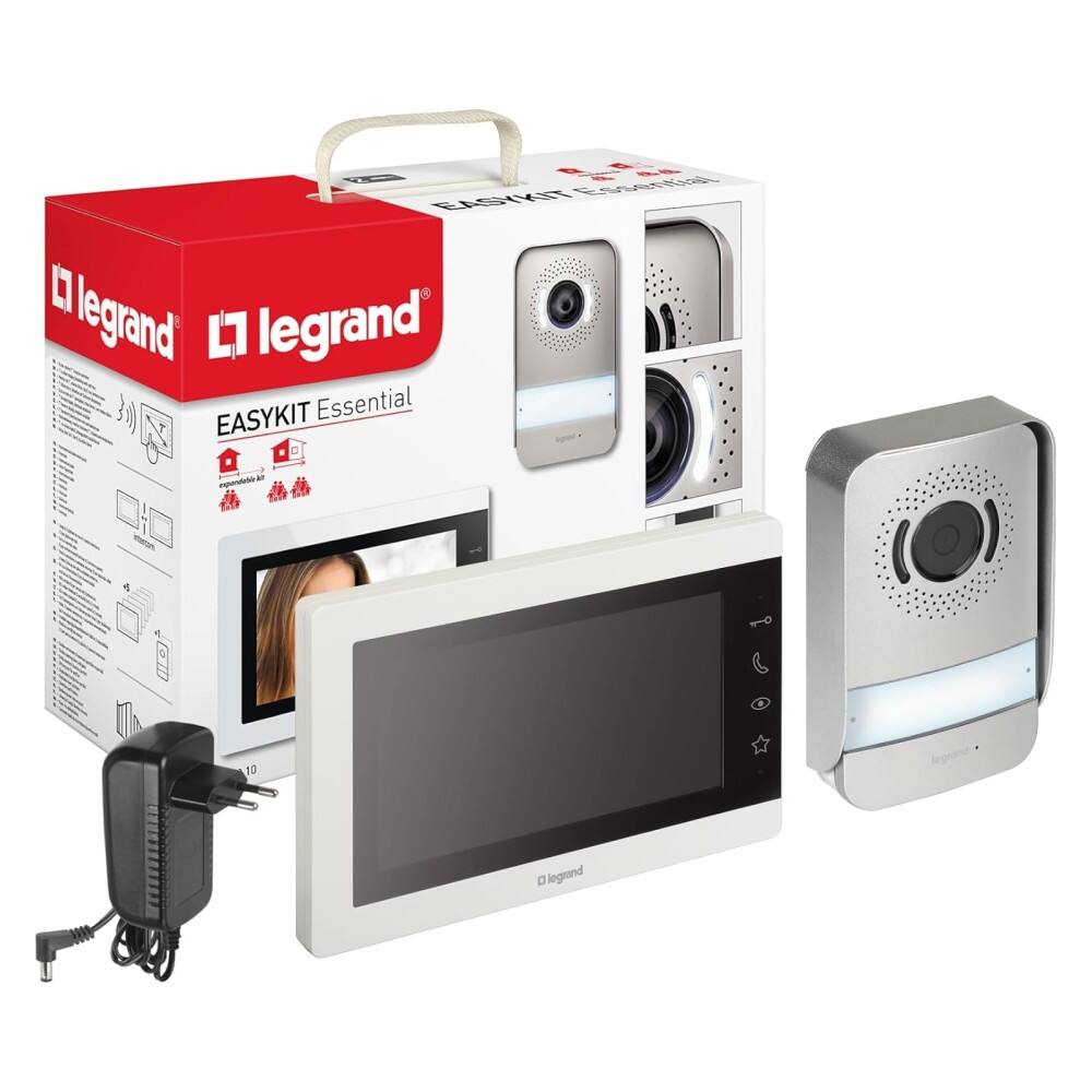 Videoporteiro Legrand Easykit Plus 7″ 2F mono/bi familiar Branco - Image 2