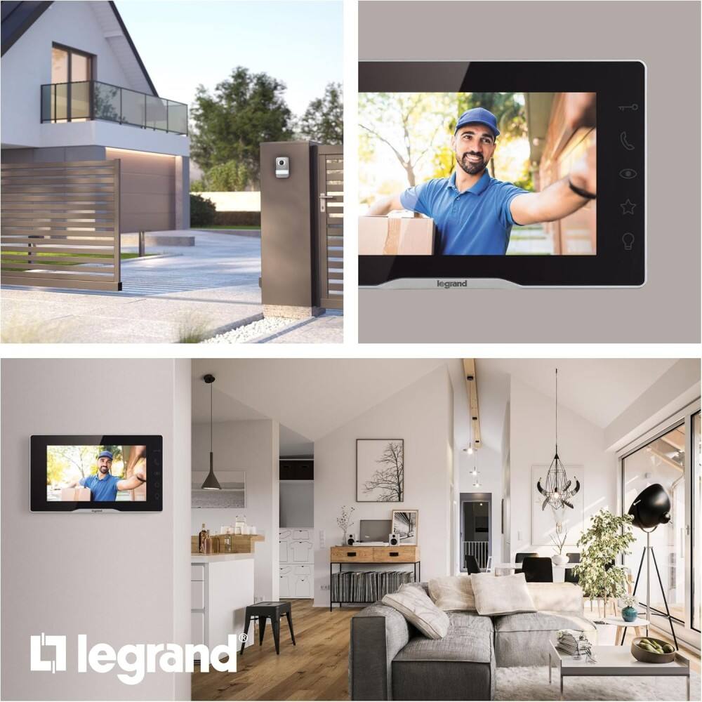 Videoporteiro Legrand Easykit Plus 7″ 2F mono/bi familiar Branco - Image 3
