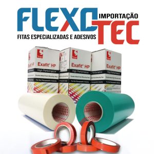 Fita Dupla Face Acolchoada Scapa Italiana para Montagem de Clichês Flexográficos – Espessura 0,38