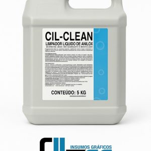 CILCLEAN – Limpador de Anilox e Cilindros de Rotogravura/Flexografia à Base de Água – Com 5KG