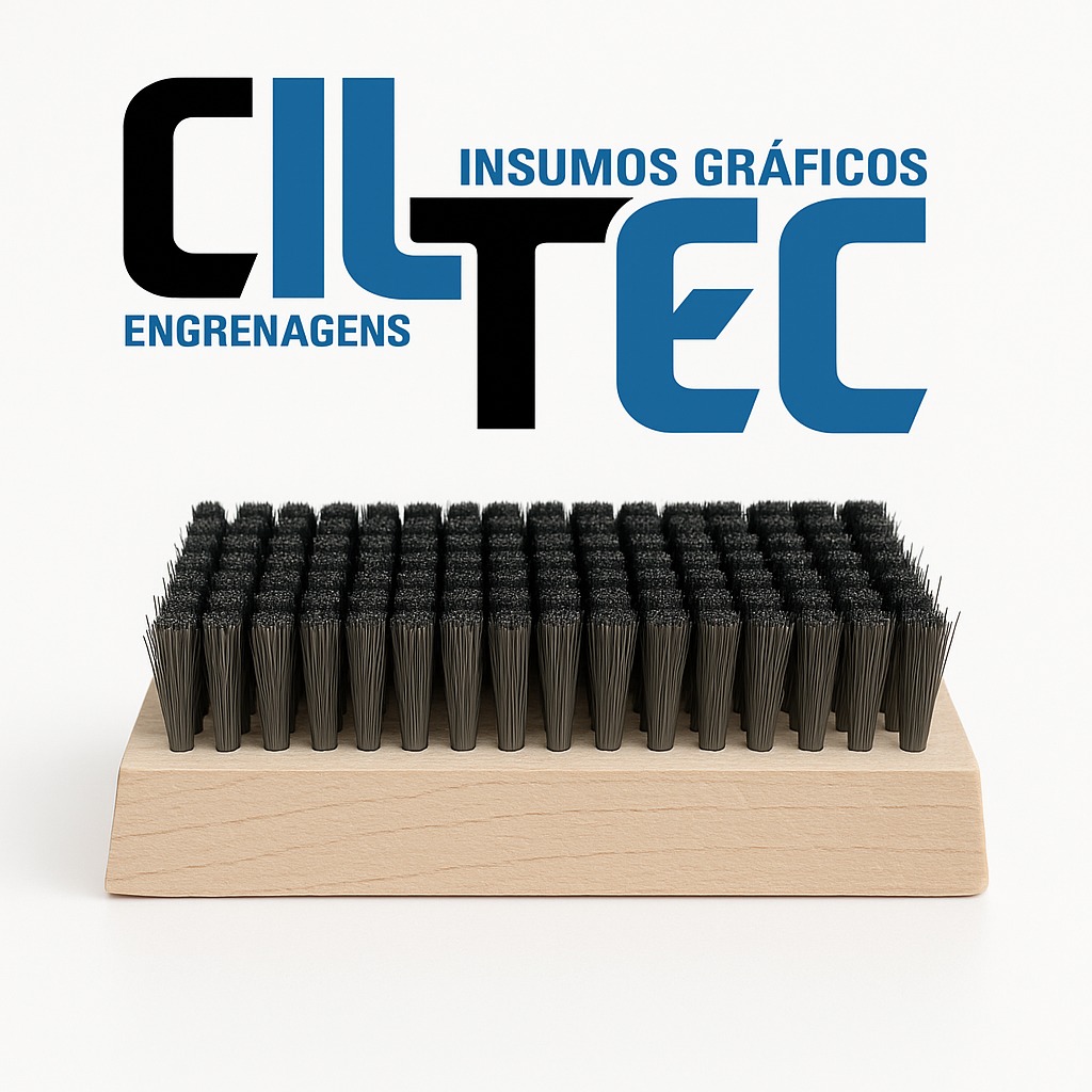 Escova de Aço para Limpeza de Cilindros Anilox - Image 2