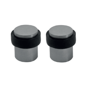 Batente de porta 828 – 20mm Inox b/preta (2 un)