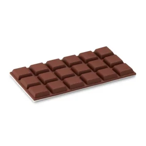 Batentes adesivos multiusos 12x12x5mm Castanho (18 un)