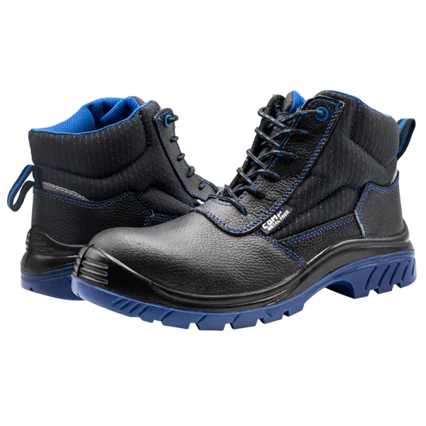 Botas em Pele Comp+ S3 Preto