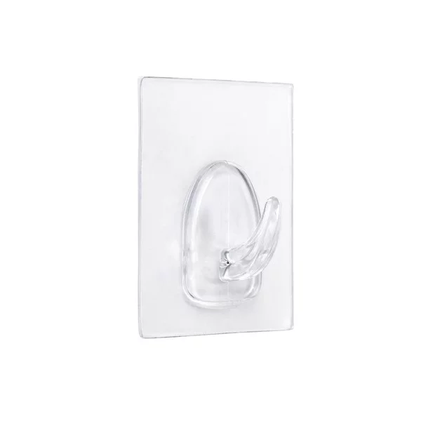 Cabide aderente reutilizável 3kg Transparente