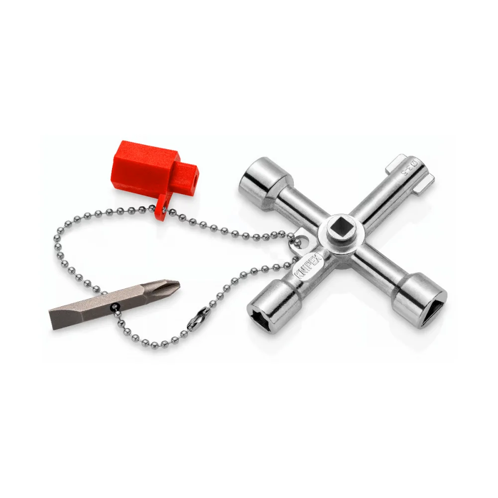 Chave para armários de distribuição 4 pontas Knipex - Image 2
