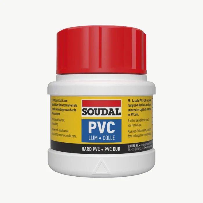 Cola PVC sem THF com pincel Soudal 100ml - Image 2