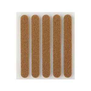 Feltro sintético adesivo 95x12mm Castanho (5 un)