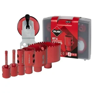Kit 6 brocas Drygres Premium para rebarbadora