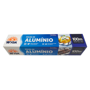 Papel de alumínio Wyda 30cm x 100 metros