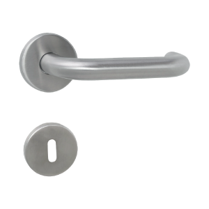 Puxador de porta 8003 c/entrada chave – Inox