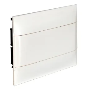 Quadro Praticbox S 12 módulos para alvenaria Branco