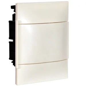 Quadro Praticbox S 4 módulos para alvenaria Branco