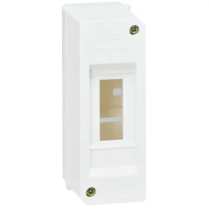 Quadro tapa-bornes S 2 módulos Branco