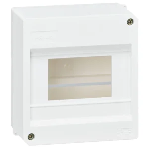 Quadro tapa-bornes S 6 módulos com ligadores Branco