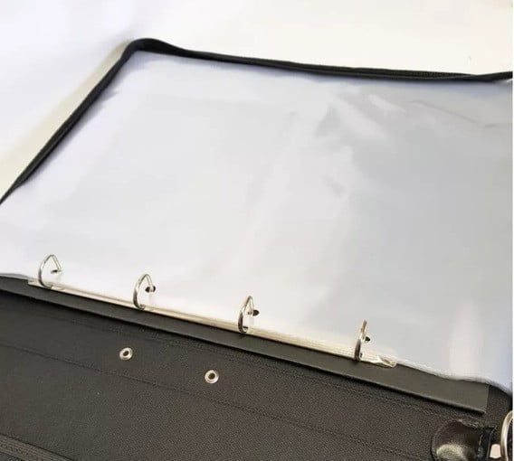Saco transparente Polietileno A4 com 4 furos 600 unidades