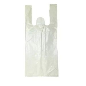 Sacola leitosa reciclada pacote com 5kg