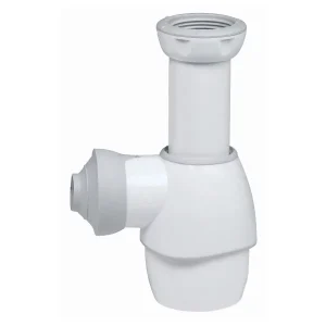 Sifão garrafa universal 1 1/4″-1 1/2″ x 32-43 Branco
