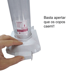 Suporte de copo para água Poupa Copo