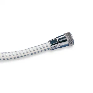 Tubo Flexivel branco cromo 1,50m