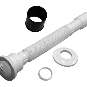 Válvula 63mm com tubo extensivel 32/40mm 80cm Branco