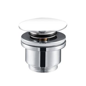Válvula clic red. grande 1 1/4″ Cerâmica branco brilho