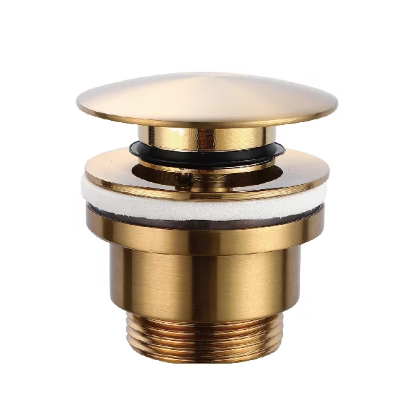 Válvula clic-clac red. grande 1 1/4″ Ouro mate